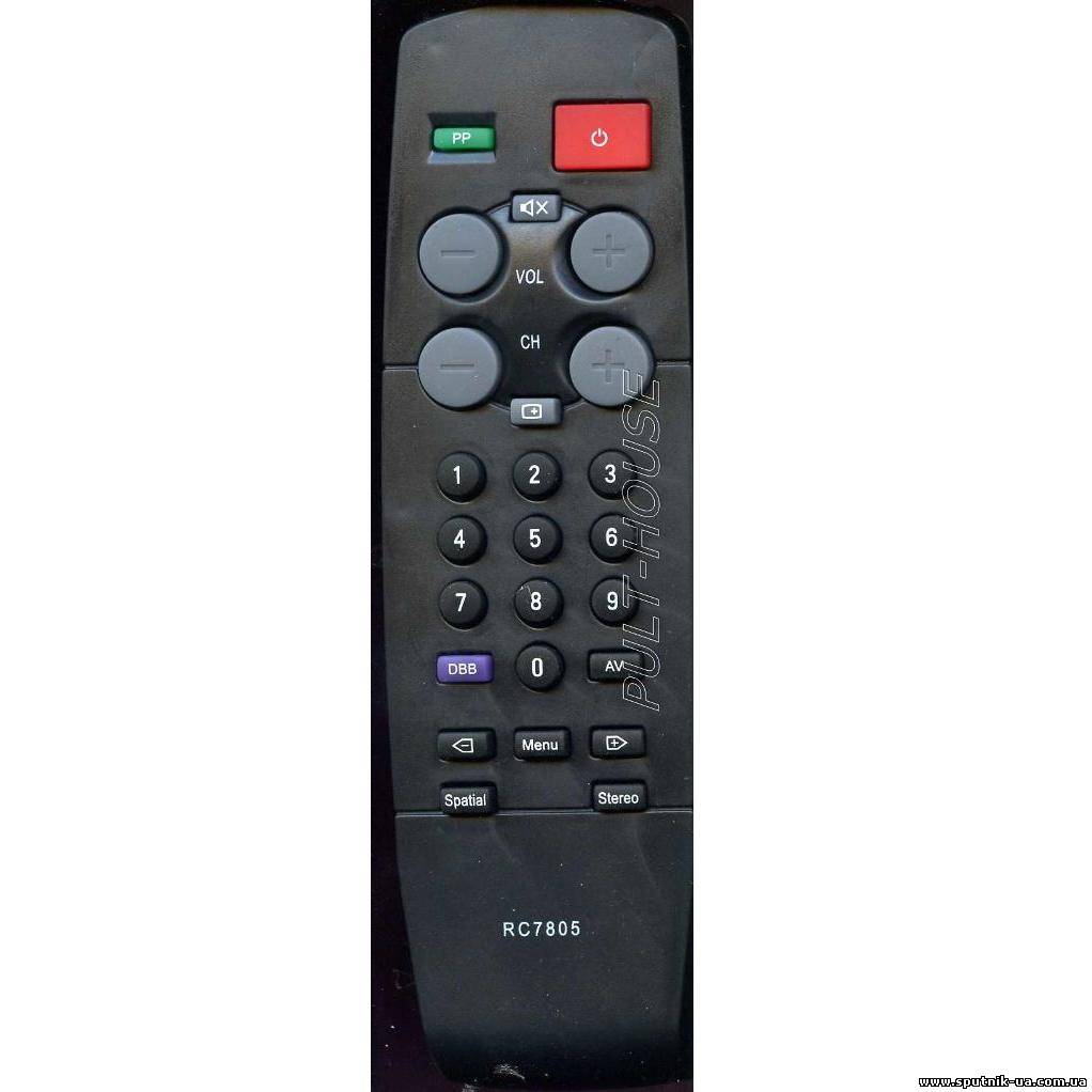TV пульт  12-11  PHILIPS RC-7805 (SYS C0/D 0С/F 3010)